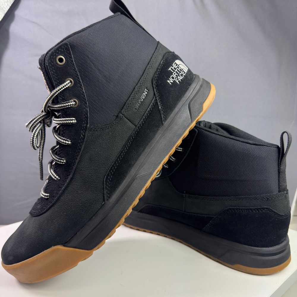 The North Face Larimer Mid Waterproof Boots Mens 11 Black NF0A52RM DryVent Zonal